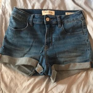Pacsun mid/high rise super stretch shorties